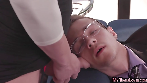 Shemal maintenance slut loves the cock