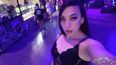 Hawt sweetheart takes on a black off to orgasm